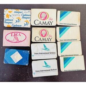 Vintage Hotel Motel Travel Size Mini Bar Soaps Lot Of 11 Bars